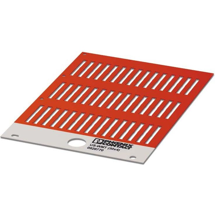 Phoenix Contact - Kabelmarkierungssystem Kabelmarker US-WMT (30X4) RD − 10 Stück