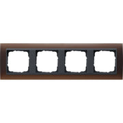 Gira - Abdeckrahmen 4f.opak dbr 021413