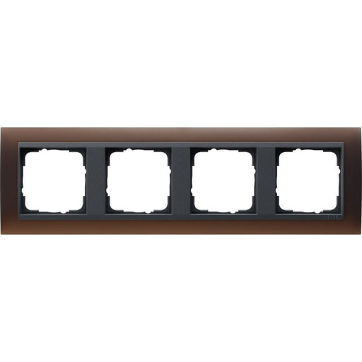 Gira - Abdeckrahmen 4f.opak dbr 021413