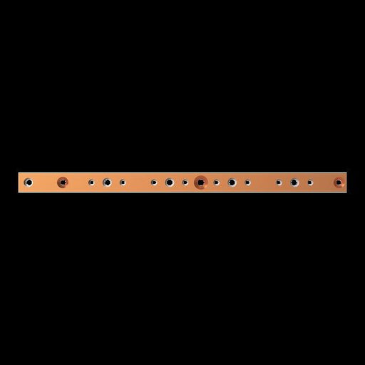 Striebel&John - Sammelschiene Kupferschiene lose ZX2521 30x10mm, L:524mm