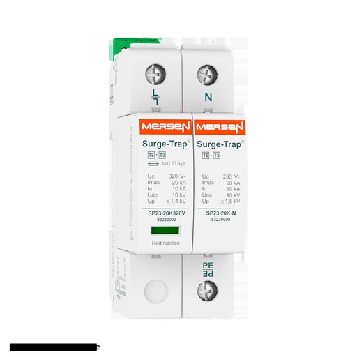 Mersen - Überspannungsableiter für Energietechnik/Stromversorgung Überspg.-Ableiter Typ 2+3 STPT23-20K320V-2PG 20kA Uc320V 1+1 TT