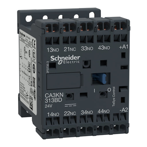 Schneider Electric - Hilfsschütz, Relais Hilfsschütz CA3KN313BD 3S, 1Ö, 24V DC