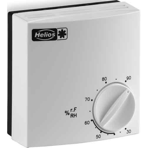 Helios Ventilatoren - Steuerung Klimatisierung (Schaltschrank) Hygrostat L-HY 3 AP IP20 − 2 Stück