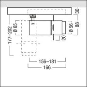 Zumtobel Group - Downlight/Strahler/Flutlicht LED-Strahler (Projektion) SUP2 L PRO #60715054 4000K