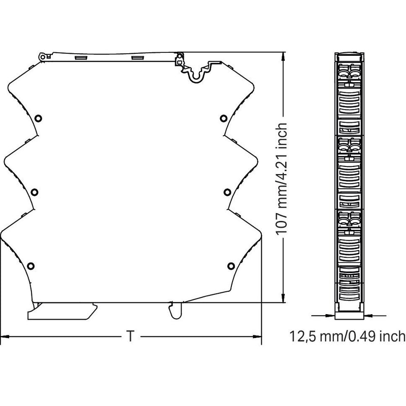 WAGO - Elektronik-Leergehäuse Leergehäuse 2857-102 − 10 Stück