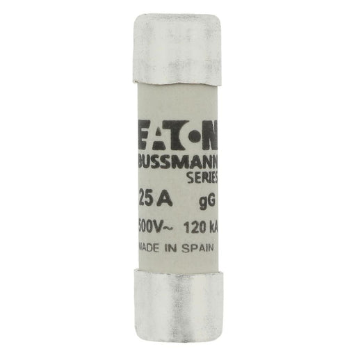 Eaton - Zylindrische Sicherung Sicherungseinsatz Nieders. C10G25 25A AC 500V 120kA − 10 Stück