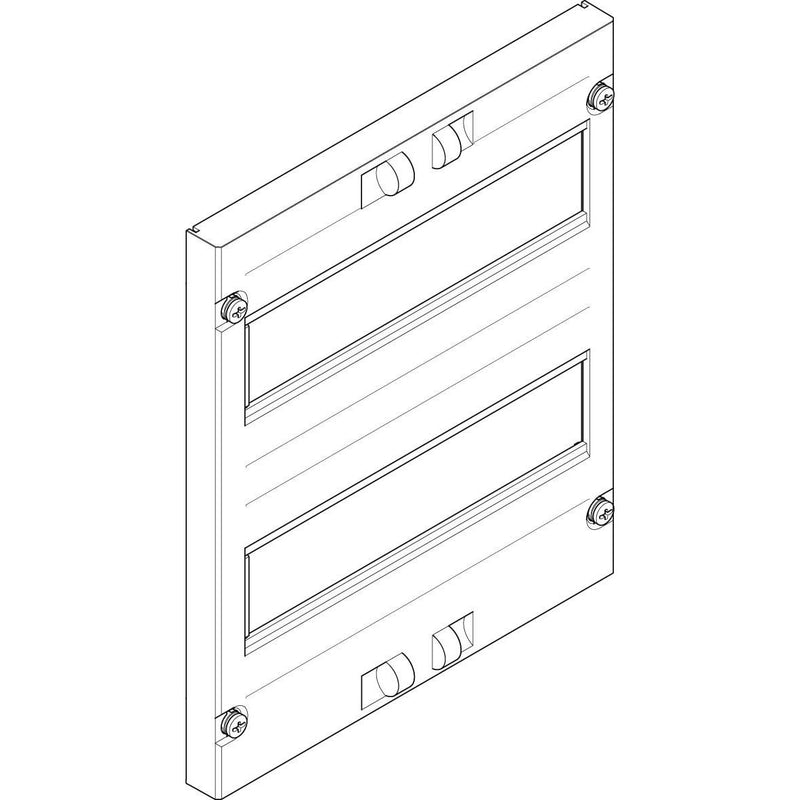 ABN - Abdeckung für Verteilerfeld Abdeckplatte FAO1222N 250x300mm 1FB/2RE