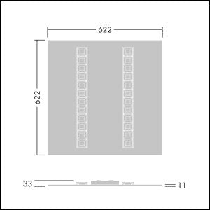 Thorn - Decken - /Wandleuchte LED - Einbauleuchte OMEGA M  #96636393 840