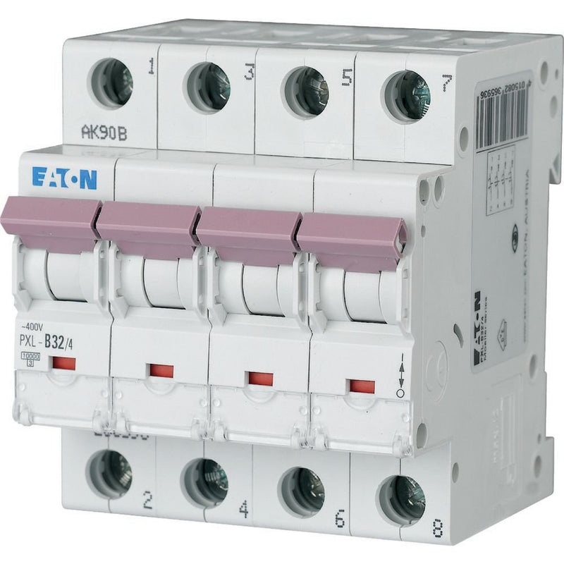 Eaton - Leitungsschutzschalter LS-Schalter PXL-C32/4 C, 32A, 4-polig