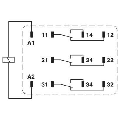 Phoenix Contact - Schaltrelais Einzelrelais REL-PR3-120AC/3X21