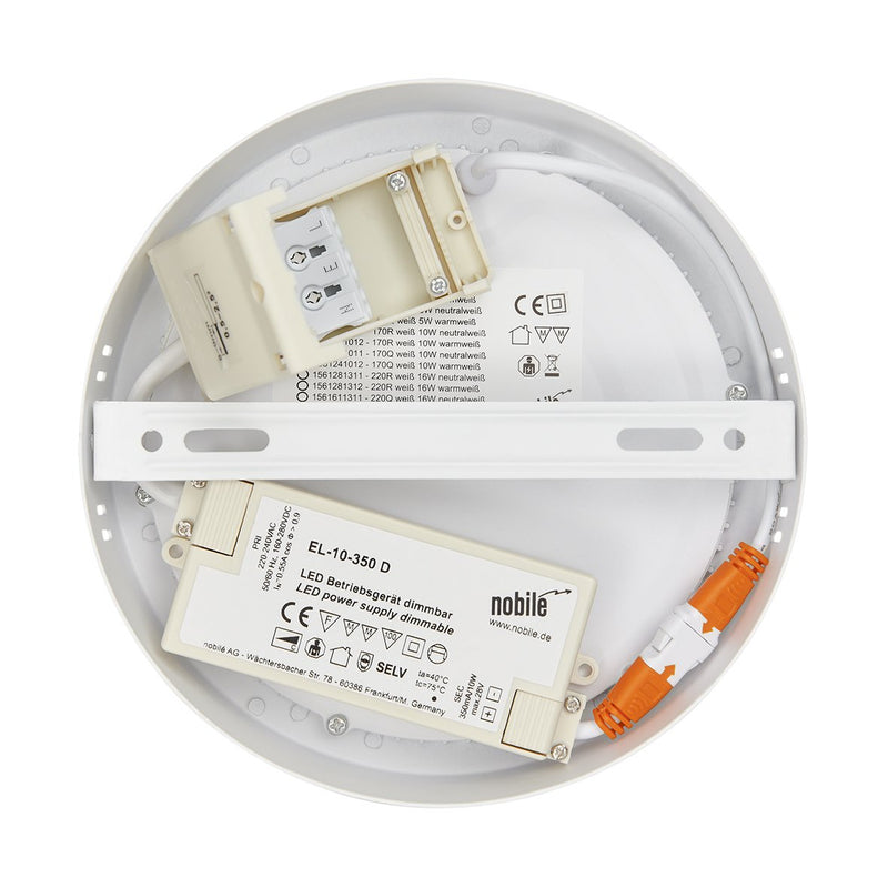 Nobile - Decken-/Wandleuchte LED-Aufbau-Panel 1561281012 830, dim