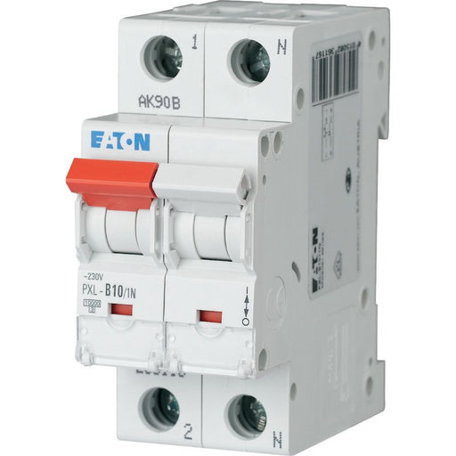 Eaton - Leitungsschutzschalter LS-Schalter m.Beschrift. PXL-D10/1N D 10A, 1p+N