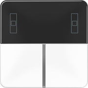 Jung - Abdeckung/Bedienelement für Installationsschalterprogramme Tastensatz aws CD 4093 TSA WW komplett − 1 Stück