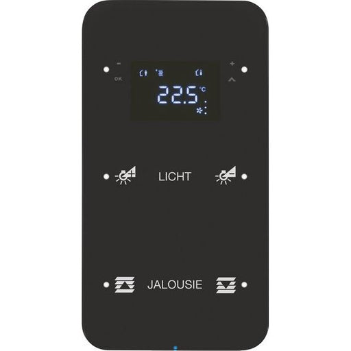 Berker - Bussystem-Tastsensor Touchsensor 2fach 75642165 Glas schwarz