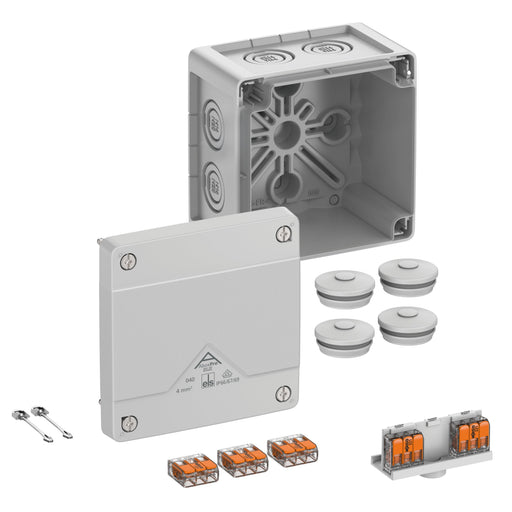 Spelsberg - Dose, Gehäuse für Montage auf der Wand/Decke Abzweigkasten Abox Pro SLK-4²