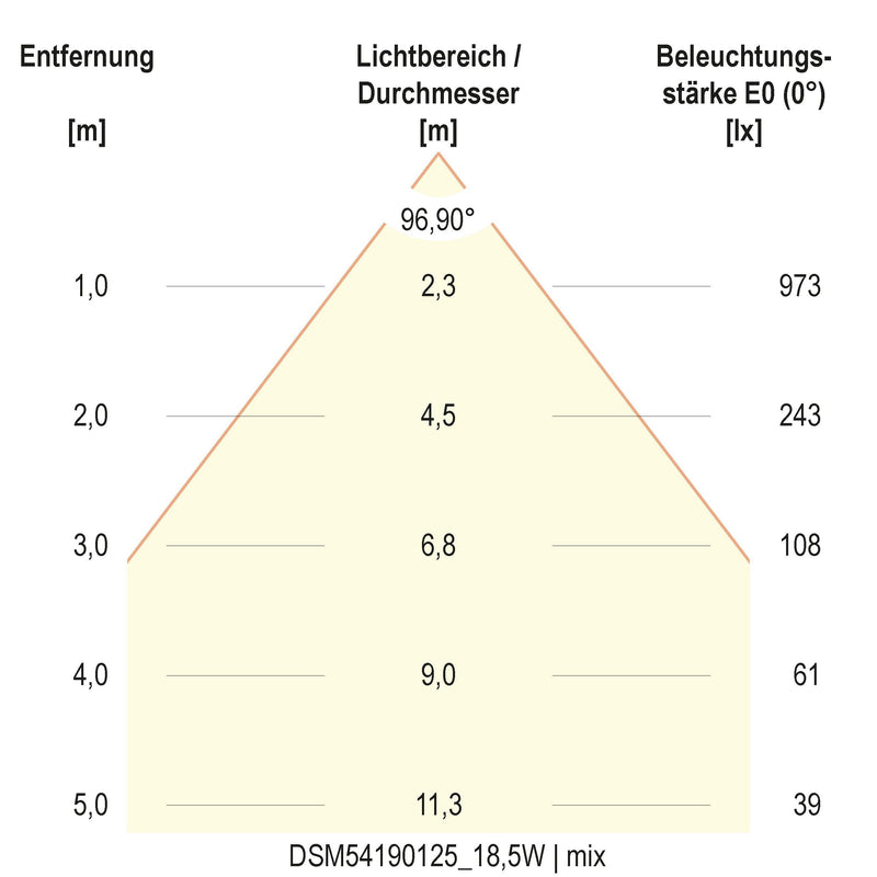 EVN Lichttechnik - Decken-/Wandleuchte LED-Deckenleuchte DSM54190125 ML, MC