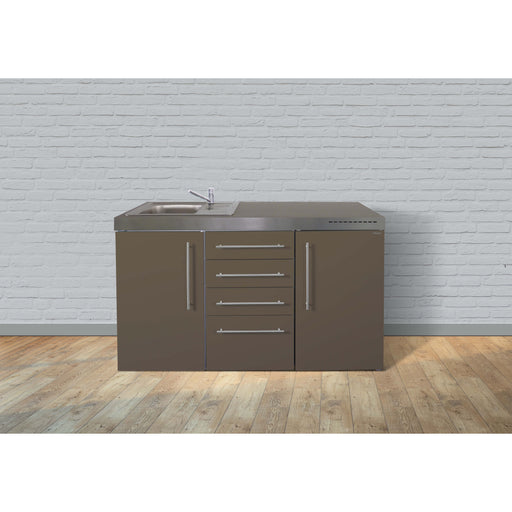 Stengel - Mini-Küche Miniküche Premiumline MPBMM150BOBliS Mokka metallic