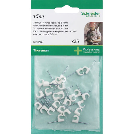Schneider Electric - Nagelschelle (für Kabel) Nagelschelle IMT37424 für Rundkabel