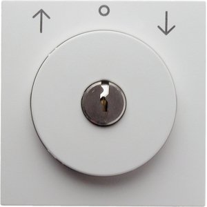 Berker - Abdeckung/Bedienelement für Installationsschalterprogramme Zentralstück m Schloss 1081898900 für Jal. S.1 pw