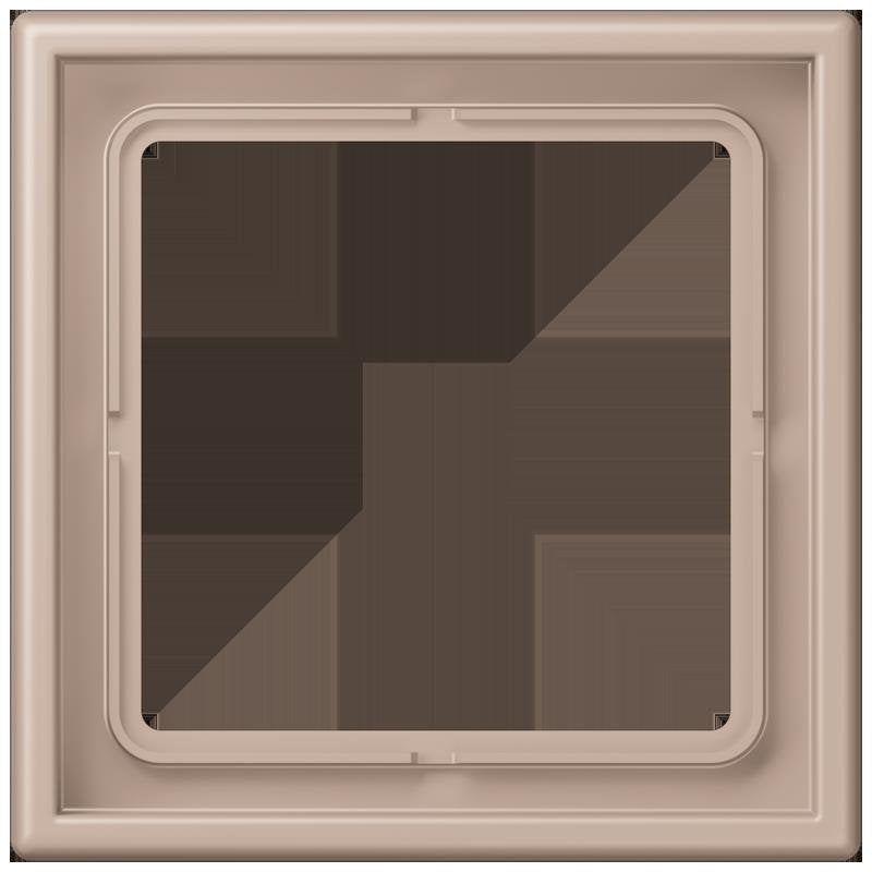 Jung - Abdeckrahmen Rahmen 1-fach LC 981 240 ombre brulee claire