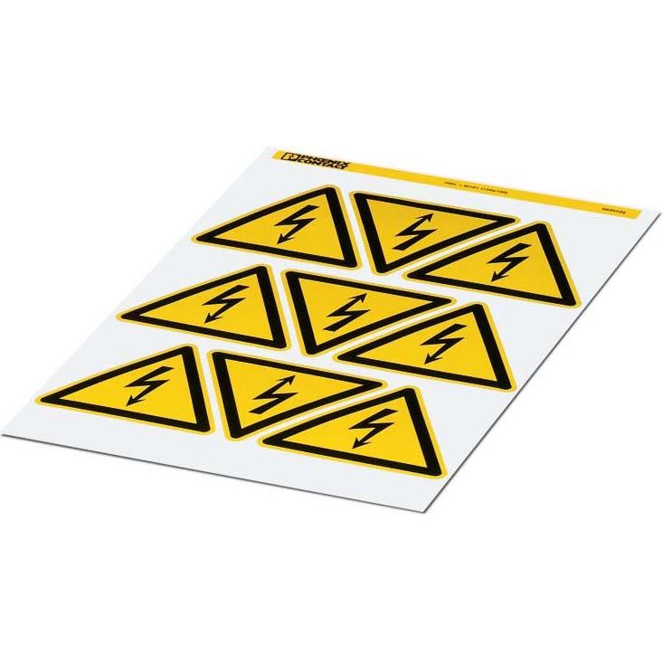 Phoenix Contact - Warn-/Hinweisschild Warnschild PML-W101 (100X100) − 5 Stück