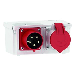 Bals Elektrotech - CEE-Steckdosen-Kombination (IEC 60309) E-V-E Gehäuse 592