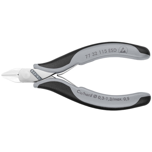 Knipex - Seitenschneider Elektronik-Seitenschneider 77 32 115 ESD ESD, 115mm