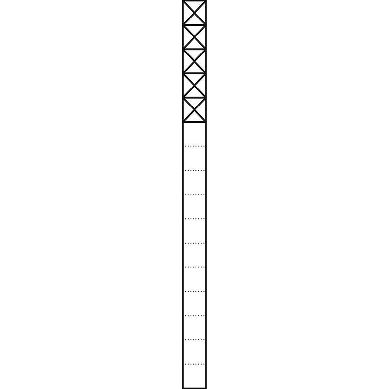 Siedle&Söhne - Kommunikations-Säule Kommunikations-Stele KS 616-5 DG 1,6m dgr/gli 5Mod