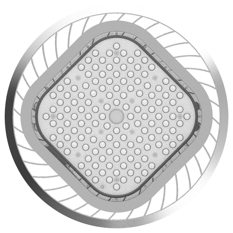 Templed - Hallen-Reflektorleuchte LED-Hochtemperaturleuchte RayBeamV2240120HT5K bis 80Grad, DALI