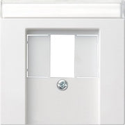 Gira - Einsatz/Abdeckung für Kommunikationstechnik Zentralplatte rws-gl 087603 f. TAE-Steckdose