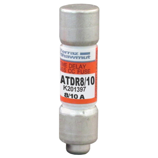 Mersen - Zylindrische Sicherung Sicherungseinsatz Class CC ATDR8/10 T 10x38 0,8A − 10 Stück