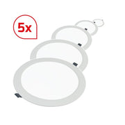 Dotlux - Downlight/Strahler/Flutlicht LED-Downlight-Set (VE5) 600095 3000K