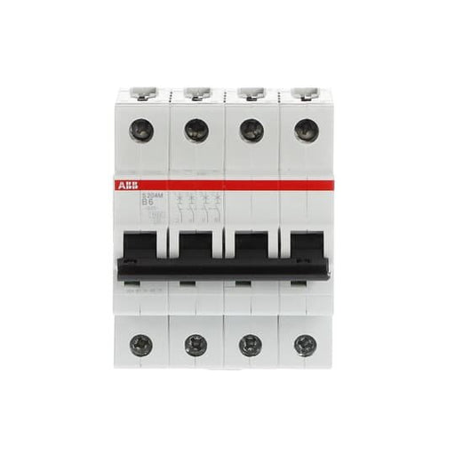 ABB Stotz S&J - Leitungsschutzschalter Sicherungsautomat S204M-B6 10kA 6A B 4p