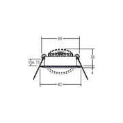 Brumberg Leuchten - Downlight/Strahler/Flutlicht LED-Einbaustrahler 230V 39363183 3000K