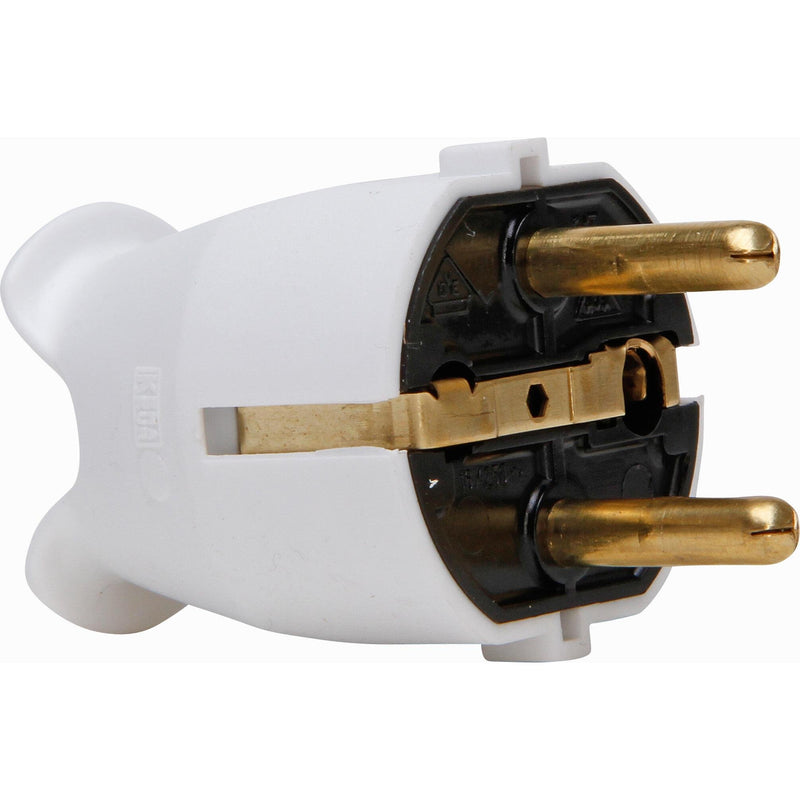 Kopp - Schutzkontaktstecker Stecker ws 175702000 − 50 Stück