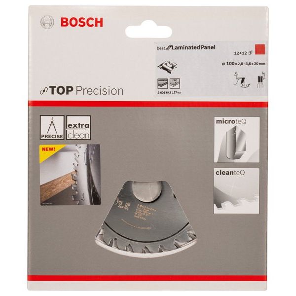 Bosch - Kreissägeblatt Vorritzblatt Top Precision 2608642127 Best for Laminated