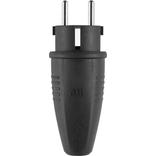 ABL - Schutzkontaktstecker Original Stecker 1506 1506 SK+F/B Gummi sw