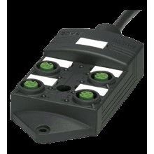 Pepperl+Fuchs Fabrik - Passiver Sensor-/Aktor-Verteiler (mit Leitung) Passiv-Verteiler V1-4A-E2-10M-PUR