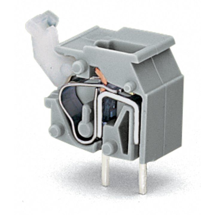 WAGO - Leiterplattenklemme Einzelklemme 255-763 0,08-2,5qmm lgr − 300 Stück
