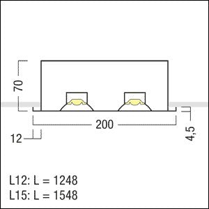 Zumtobel Group - Decken - /Wandleuchte LED - Deckeneinbauleuchte MIRL LED #42186255 3000K