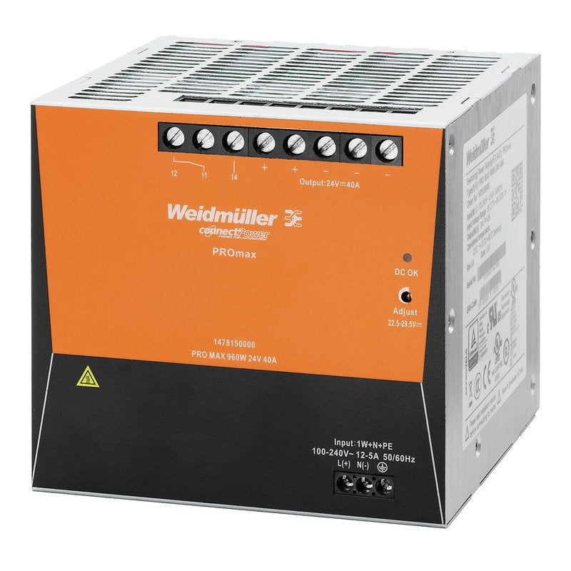 Weidmüller - Gleichstromversorgung Stromversorgung PRO MAX 960W 48V 20A 48V DC, 20A, 960W