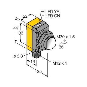 Turck - Einweg-Lichtschranke Opto-Sensor QS30EXQ Einweglichtschranke
