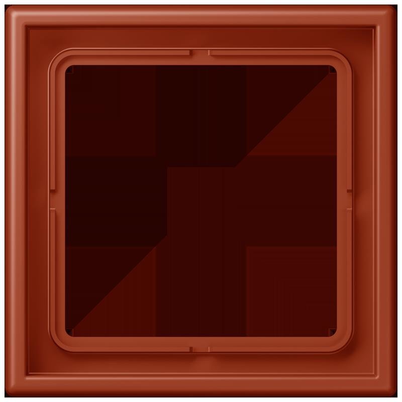 Jung - Abdeckrahmen Rahmen 1-fach LC 981 232 locre rouge