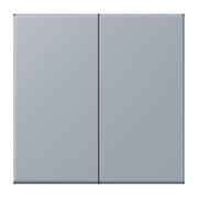 Jung - Abdeckung/Bedienelement für Installationsschalterprogramme Wippe für Taster 2fach LC 102 257 gris clair 59