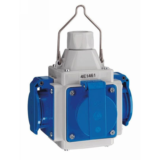 ABL - CEE-Steckdosen-Kombination (IEC 60309) Energiewürfel 4E 1561 grau 4xSk/UltraPlus