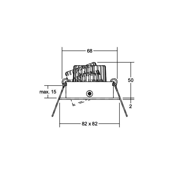 Brumberg Leuchten - Downlight/Strahler/Flutlicht LED-Einbaustrahler 230V 39148223