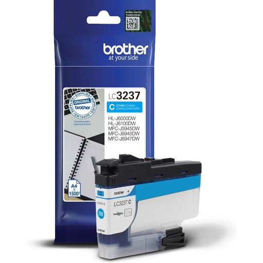 Brother - Verbrauchsmaterial für Telefax/Drucker/MFC Tintenpatrone LC-3237C cyan