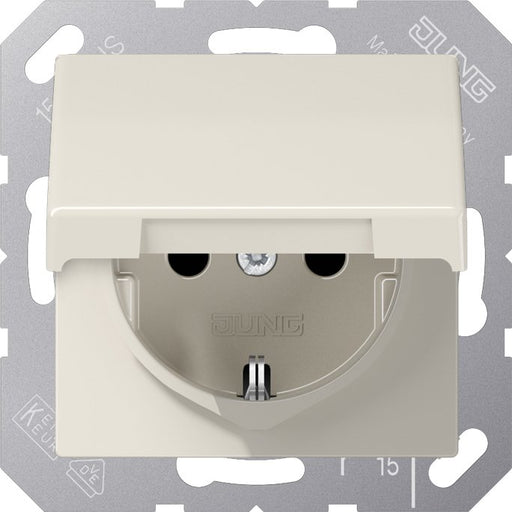 Jung - Steckdose SCHUKO-Steckdose 16A 250V AS 1520 NKL Klappdeckel