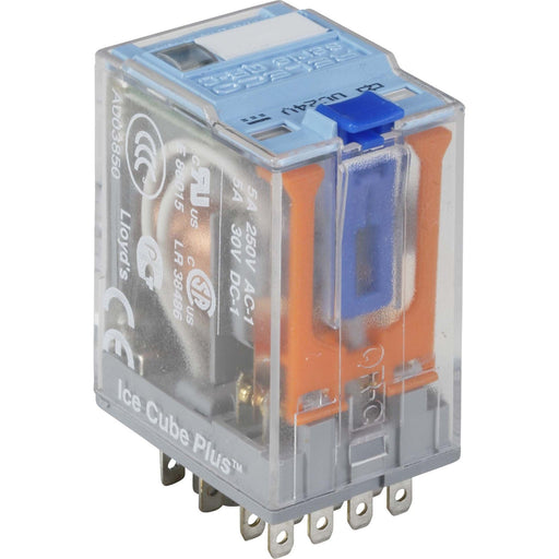 Comat Releco - Schaltrelais Miniature-Relais QRC blau C9-A41/DC24V-Releco 14-pin, 4 CO − 10 Stück