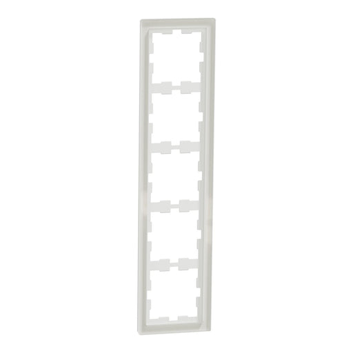 Merten - Abdeckrahmen Rahmen 5f.kristallws MEG4050-6520 D-Life Glas